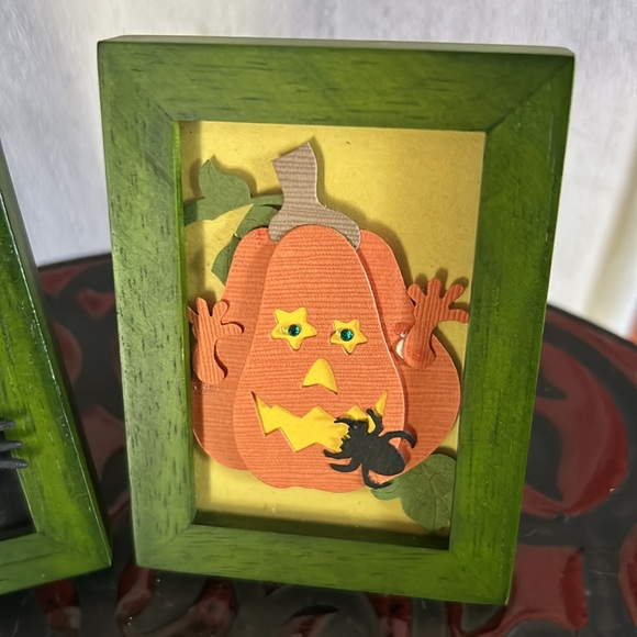 Vintage Framed Halloween Scenes - Picture 3 of 6
